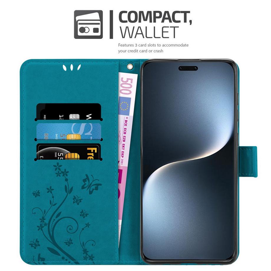 Cadorabo  Honor Magic 7 Pro Hülle mit Blumen Muster 