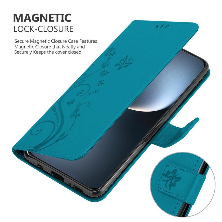 Cadorabo  Honor Magic 7 Pro Hülle mit Blumen Muster 