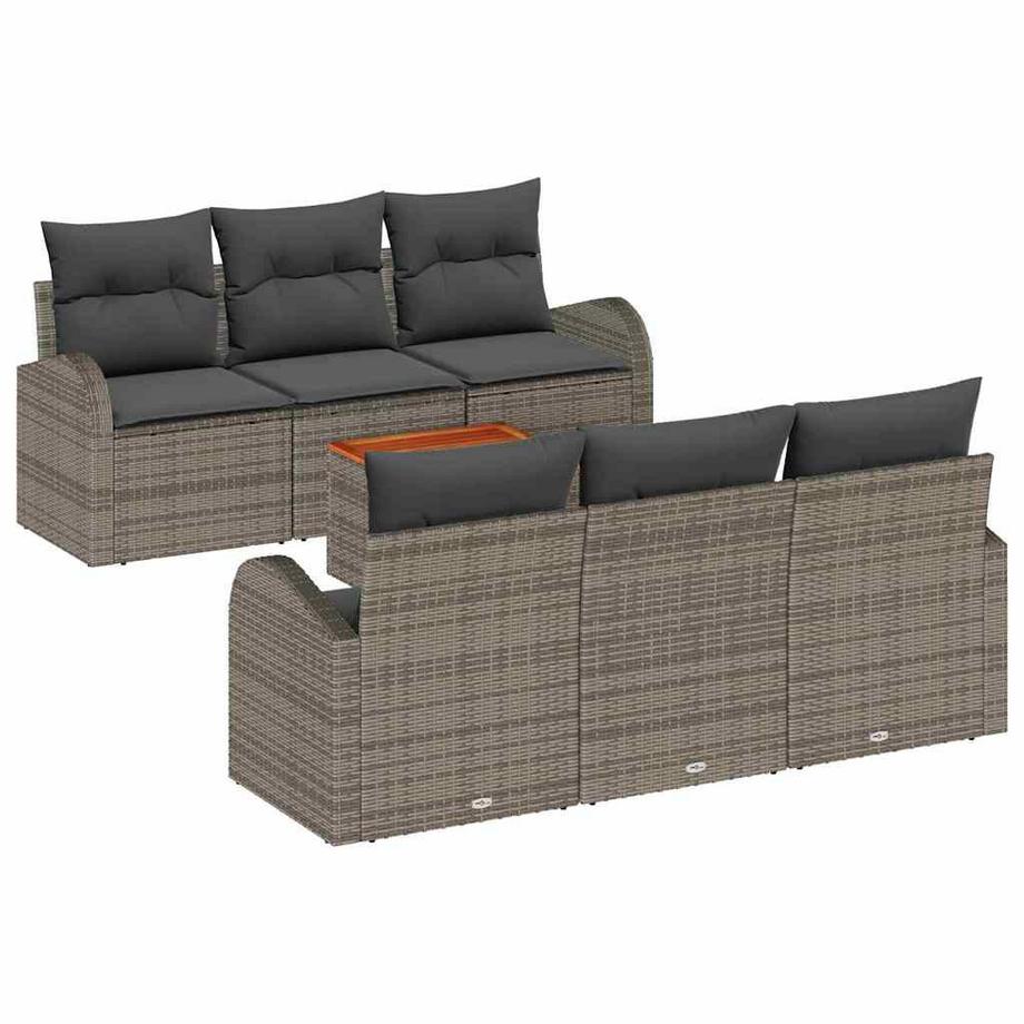 Canapé de jardin poly rattan