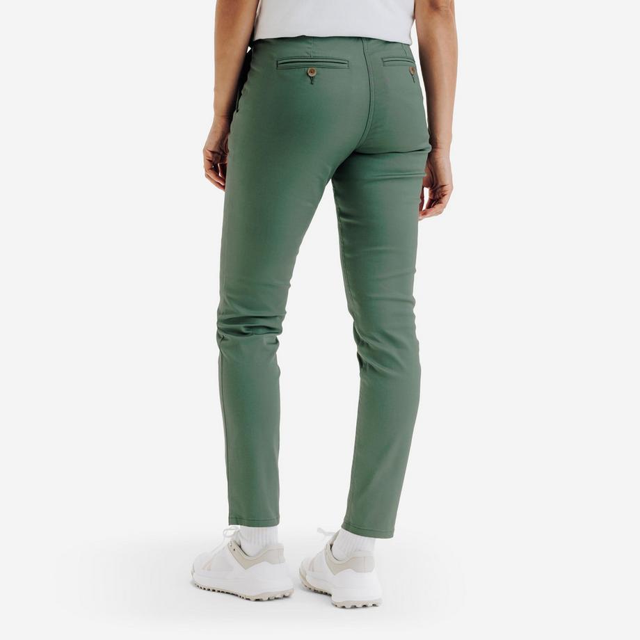 INESIS  Pantaloni chino donna golf MW500 cotone 