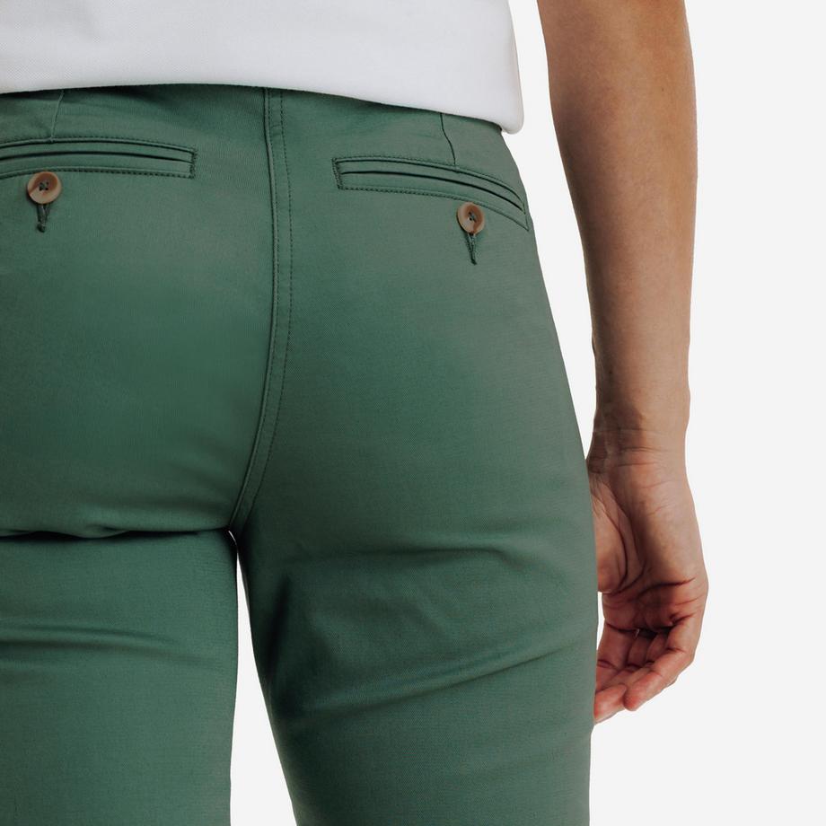 INESIS  Pantaloni chino donna golf MW500 cotone 