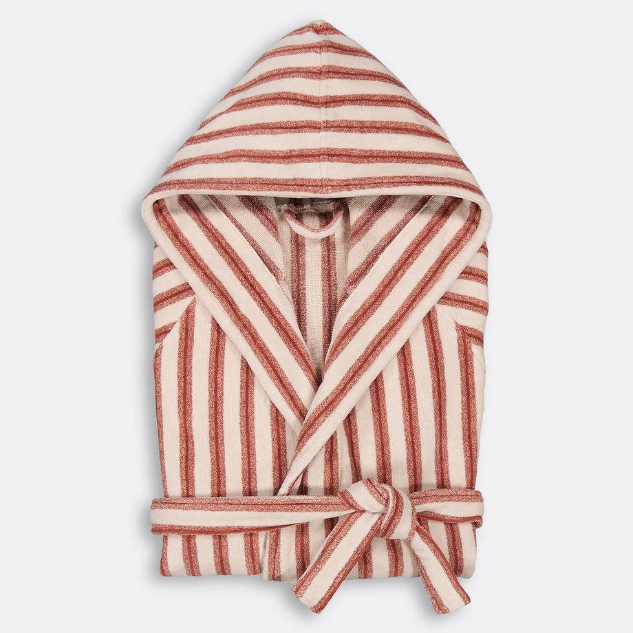 Peignoir capuche éponge velours