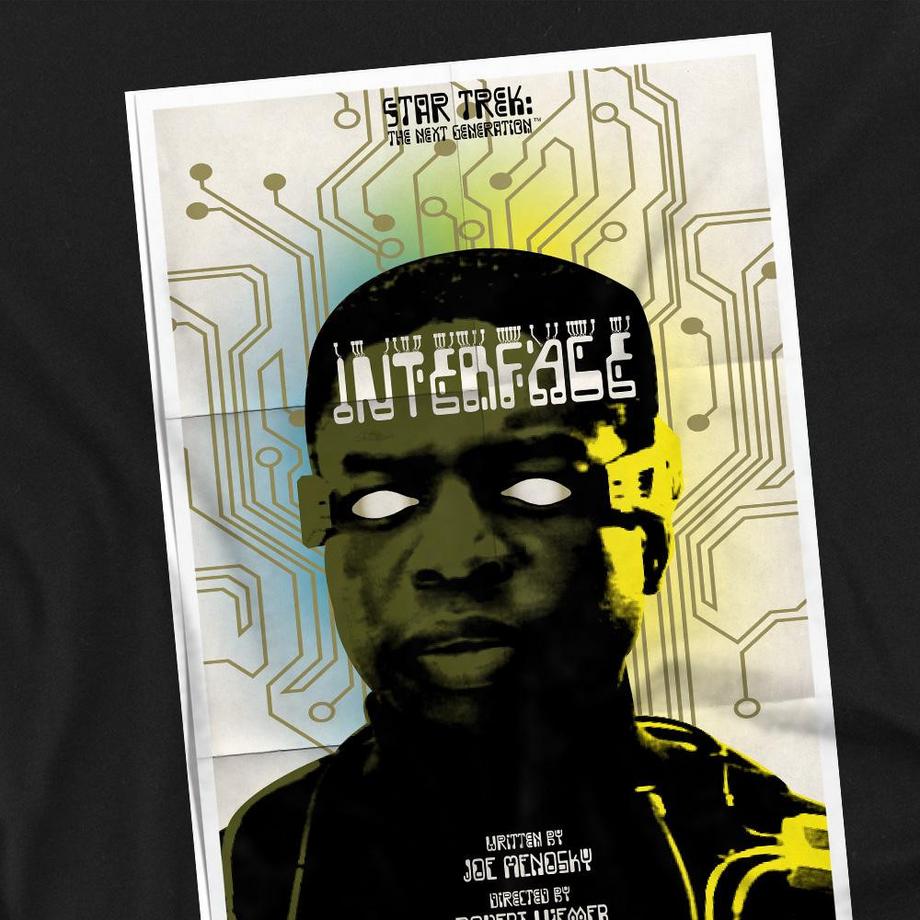 Star Trek Star Trek The Next Generation Season 7 Episode 3 Interface Langarm-T-Shirt  