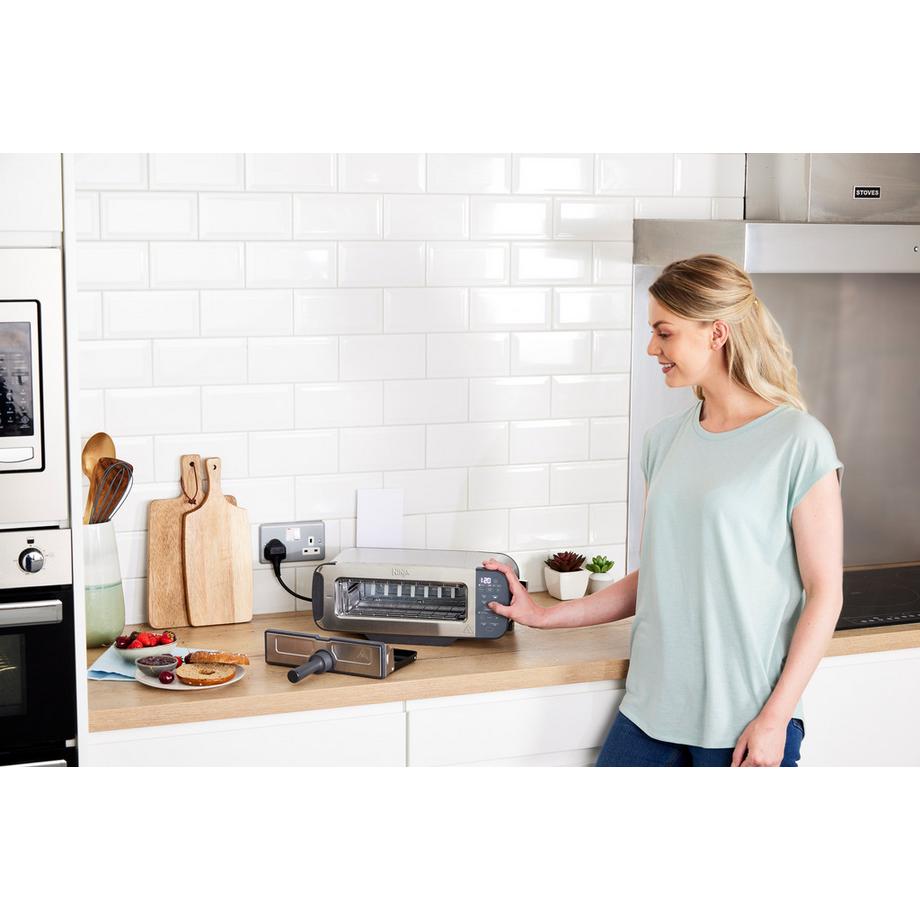 Ninja ST202CH Foodi Grille-pain, gril et panini 3 en 1  