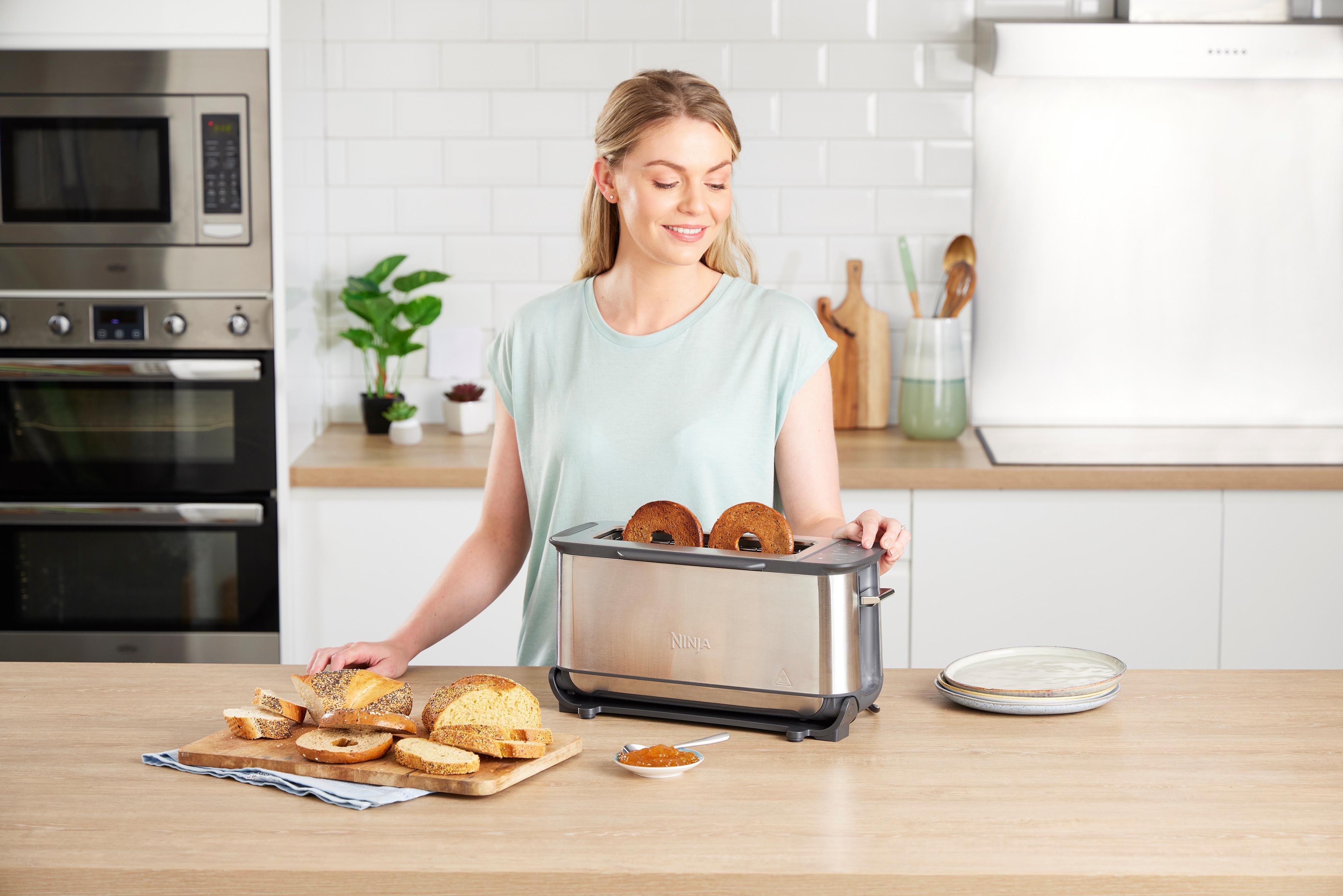 Ninja ST202CH Foodi Grille-pain, gril et panini 3 en 1  