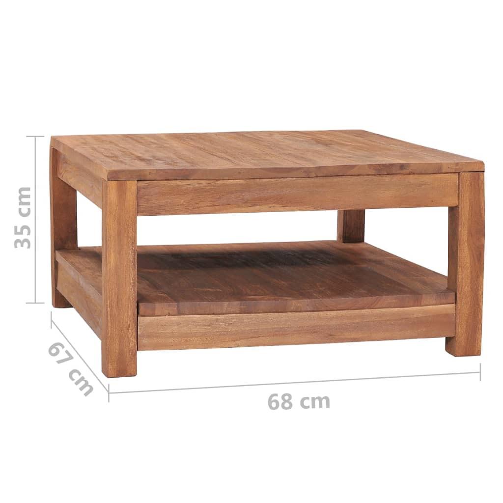 VidaXL Table basse teck  