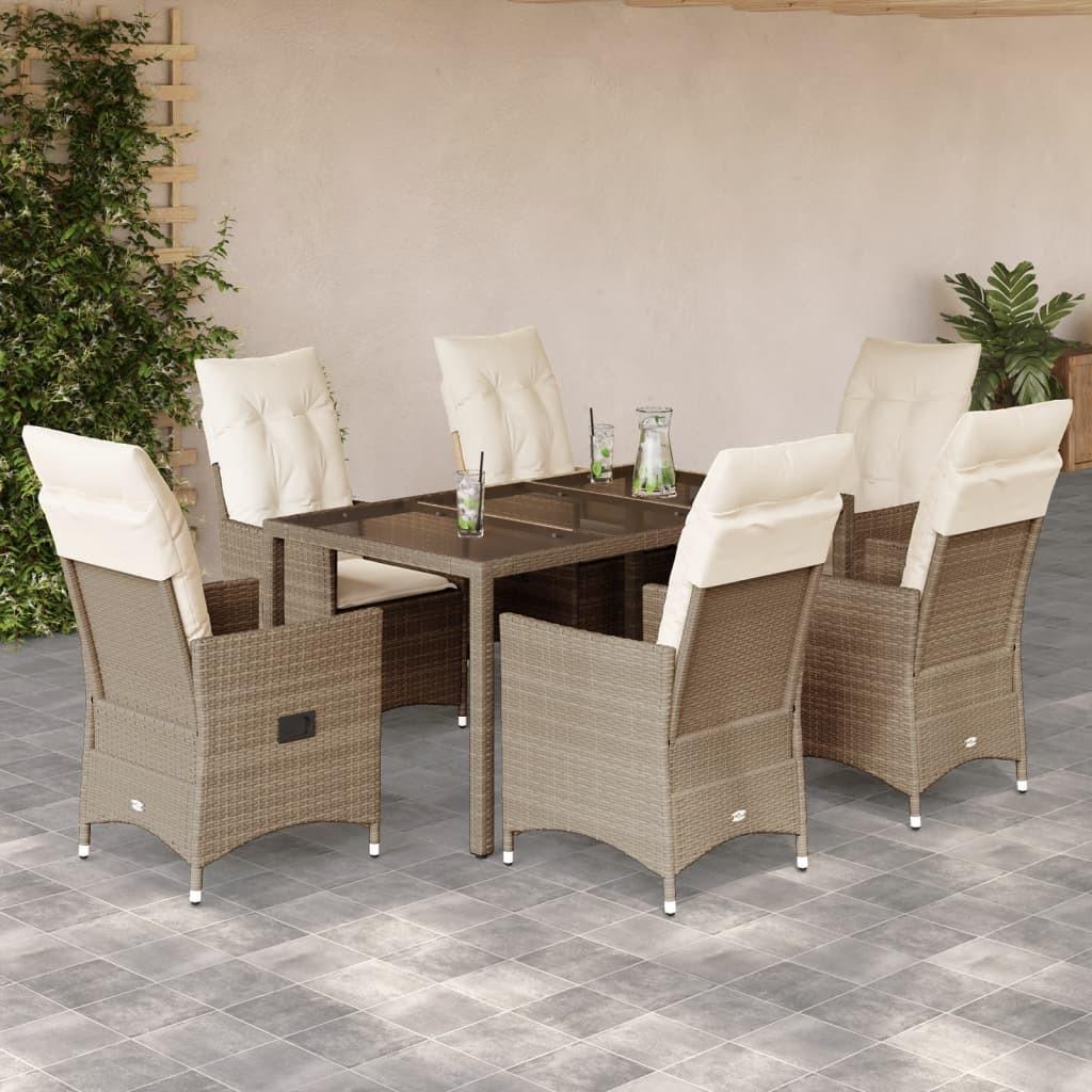 VidaXL Garten essgruppe poly-rattan  