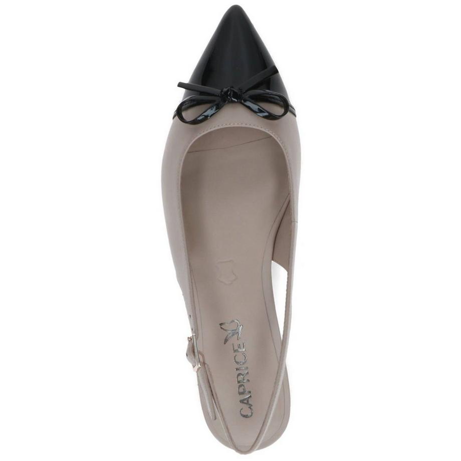 CAPRICE Slingback Ballerinas mit Schleifendetail  