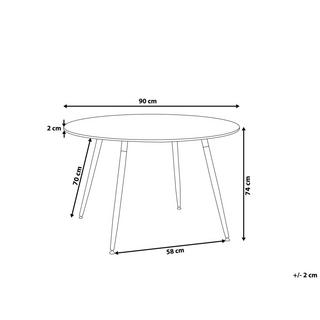 Beliani Esstisch aus MDF-Platte Retro BOVIO  
