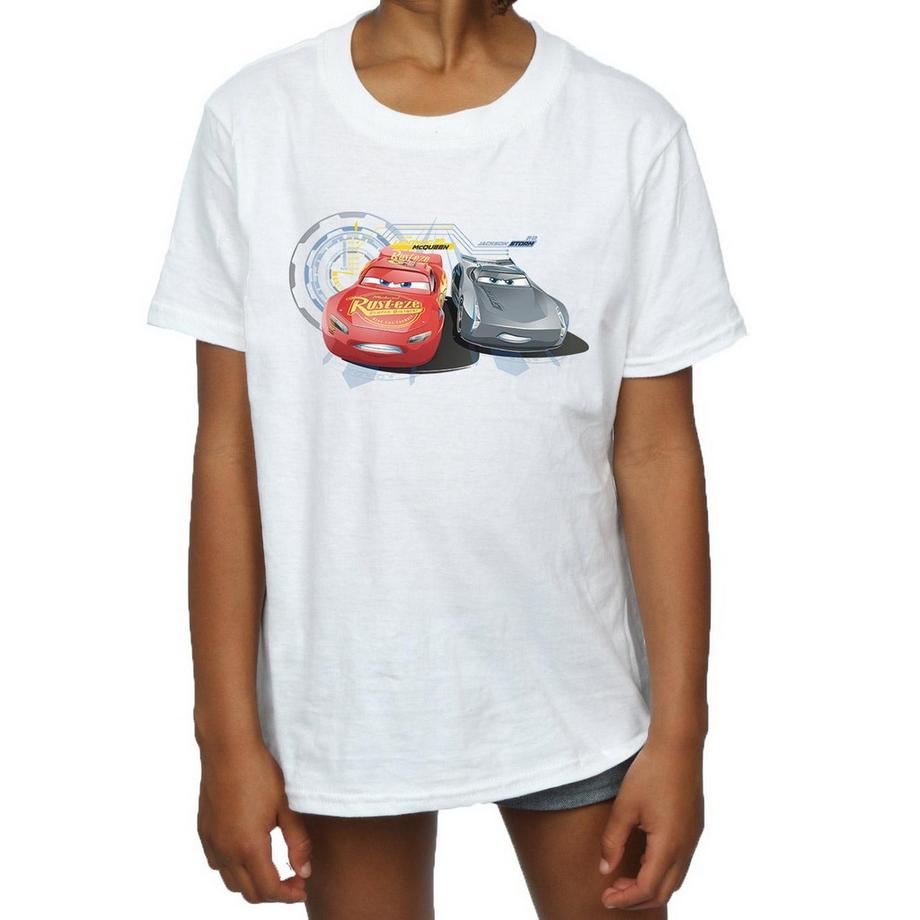 Disney  Cars Lightning Vs Storm TShirt 