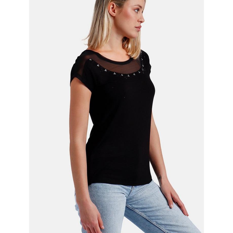 Admas Brillo T-Shirt Maniche Corte  