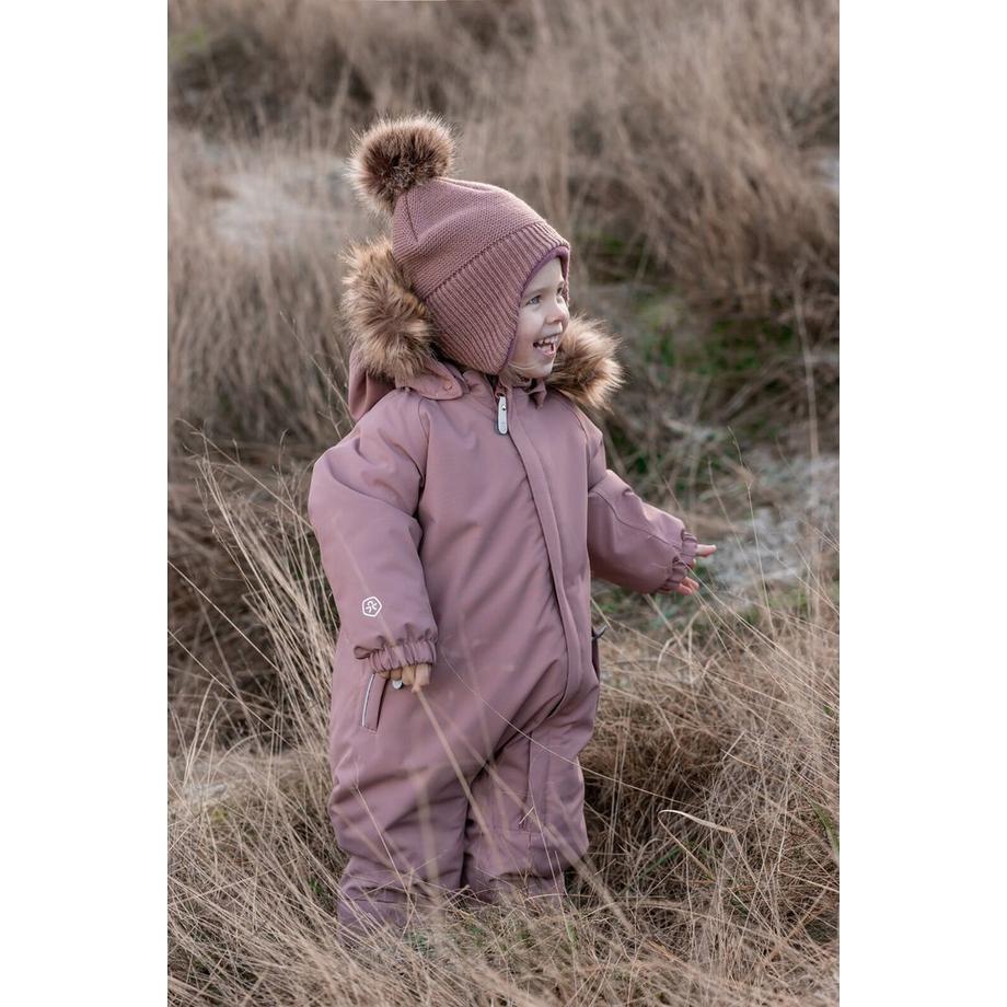 Color Kids  Baby Wintermütze Detach Fake Fur burlwood 