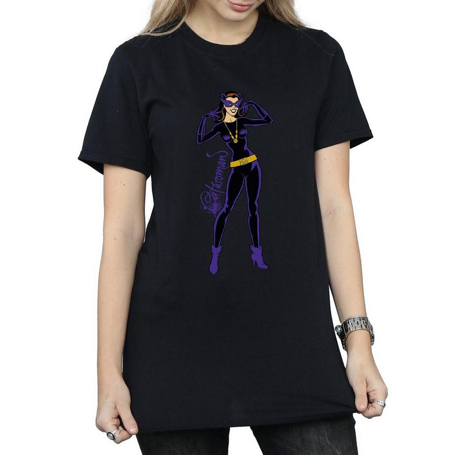 DC COMICS Catwoman Bedrucktes Kurzarm T-Shirt  