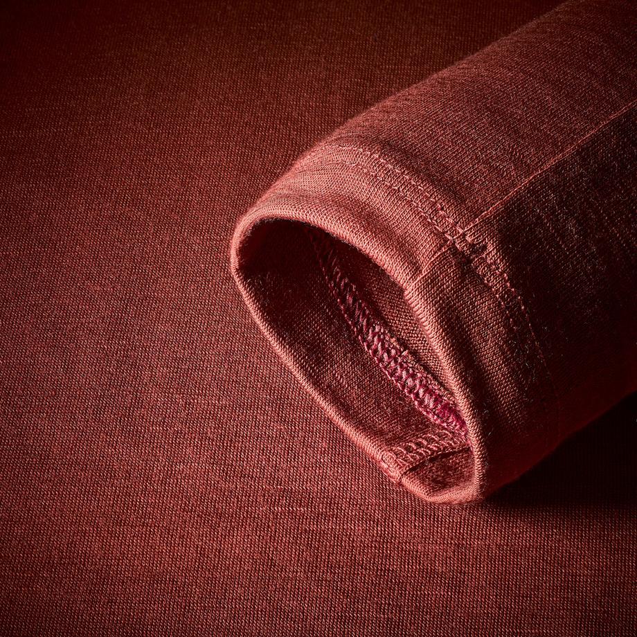 FORCLAZ  -Langarmshirt mit Reissverschlusskragen Merinowolle, Merino Resist 