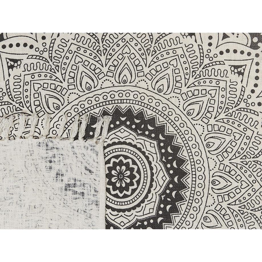 Beliani BERHAMPORE Coperta in Cotone Retrò  