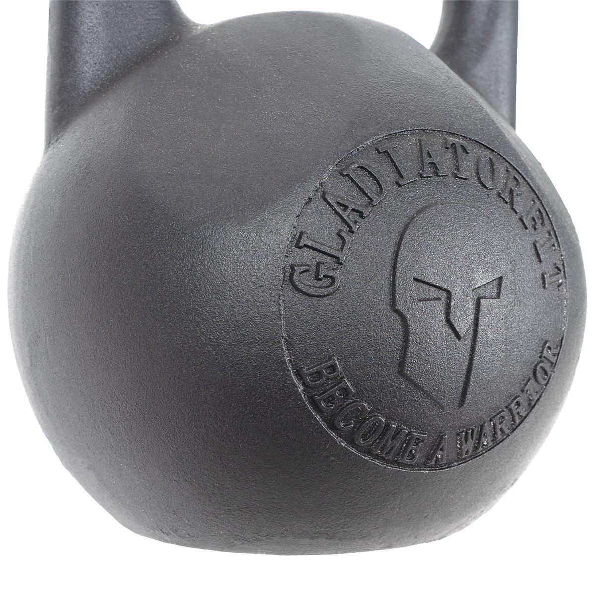 GladiatorFit  Kettlebell in acciaio verniciato a polvere 