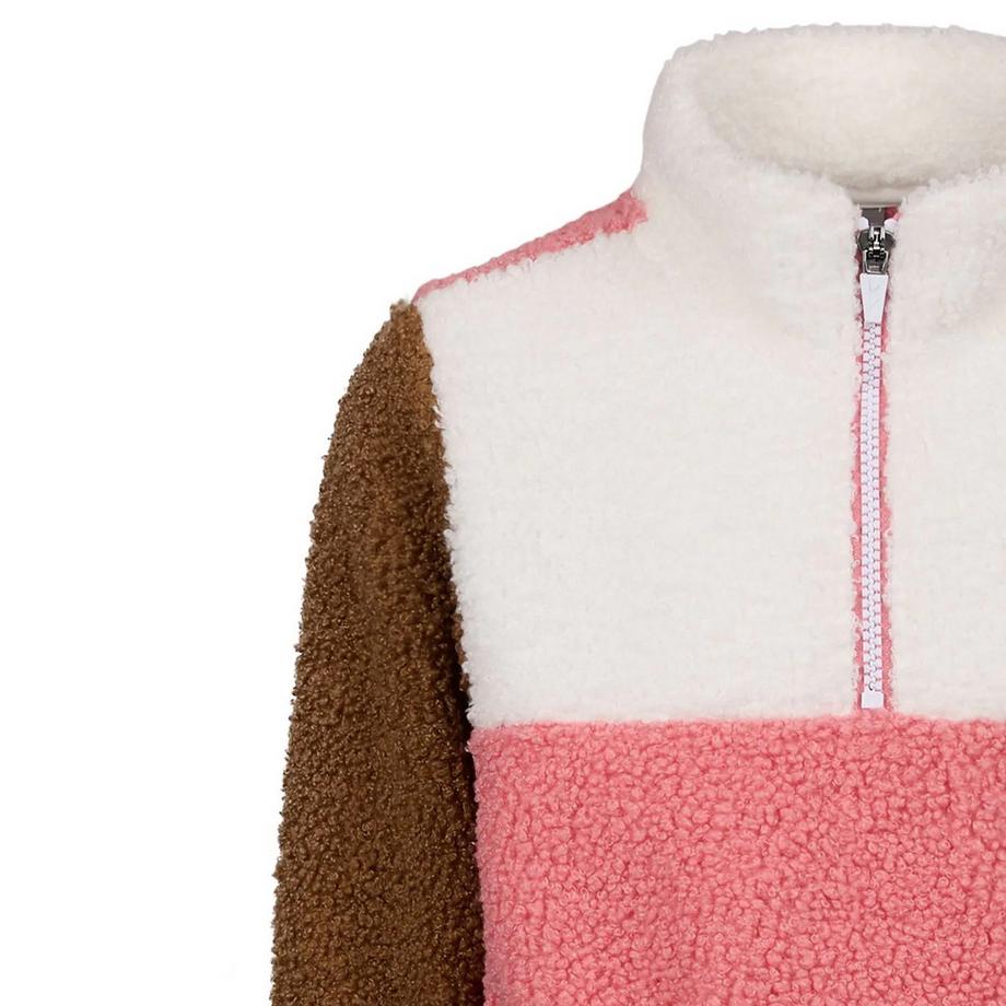 Trespass  Haut Polaire Col Montant Zippé Motiftyle Blocs De Couleurs Mitta 