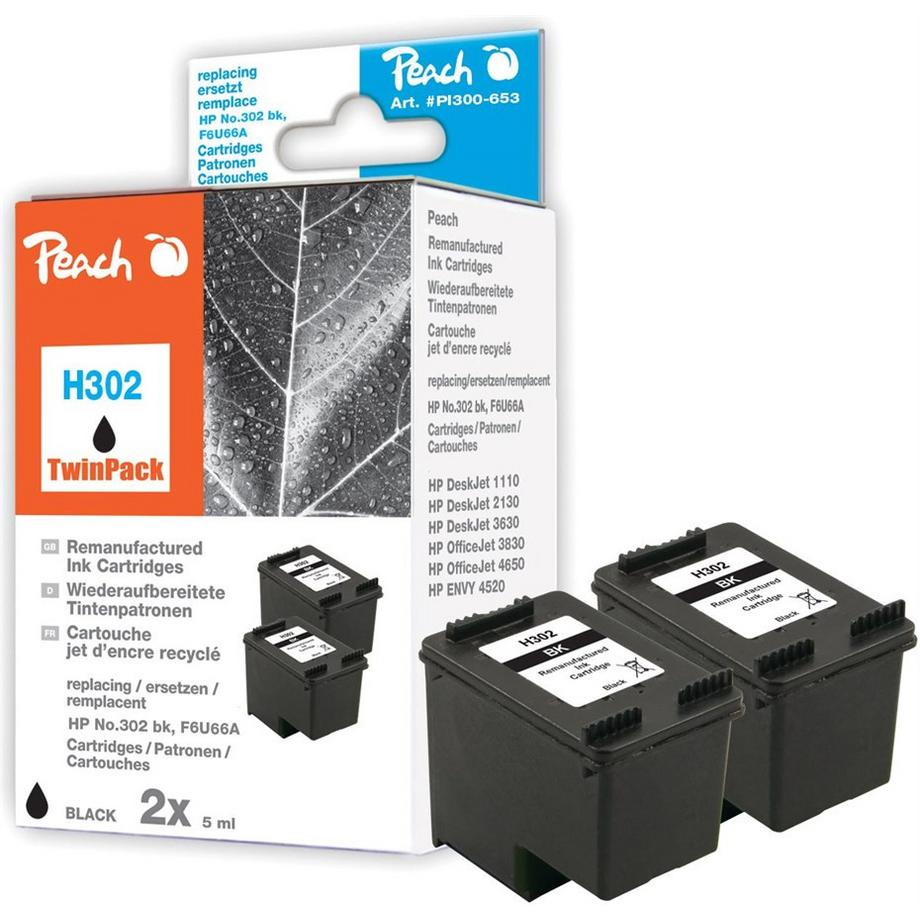 Tinte Nr. 302 (F6U66A) 2x Black