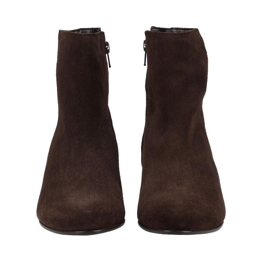 Gabor Veloursleder Stiefelette mit Blockabsatz  