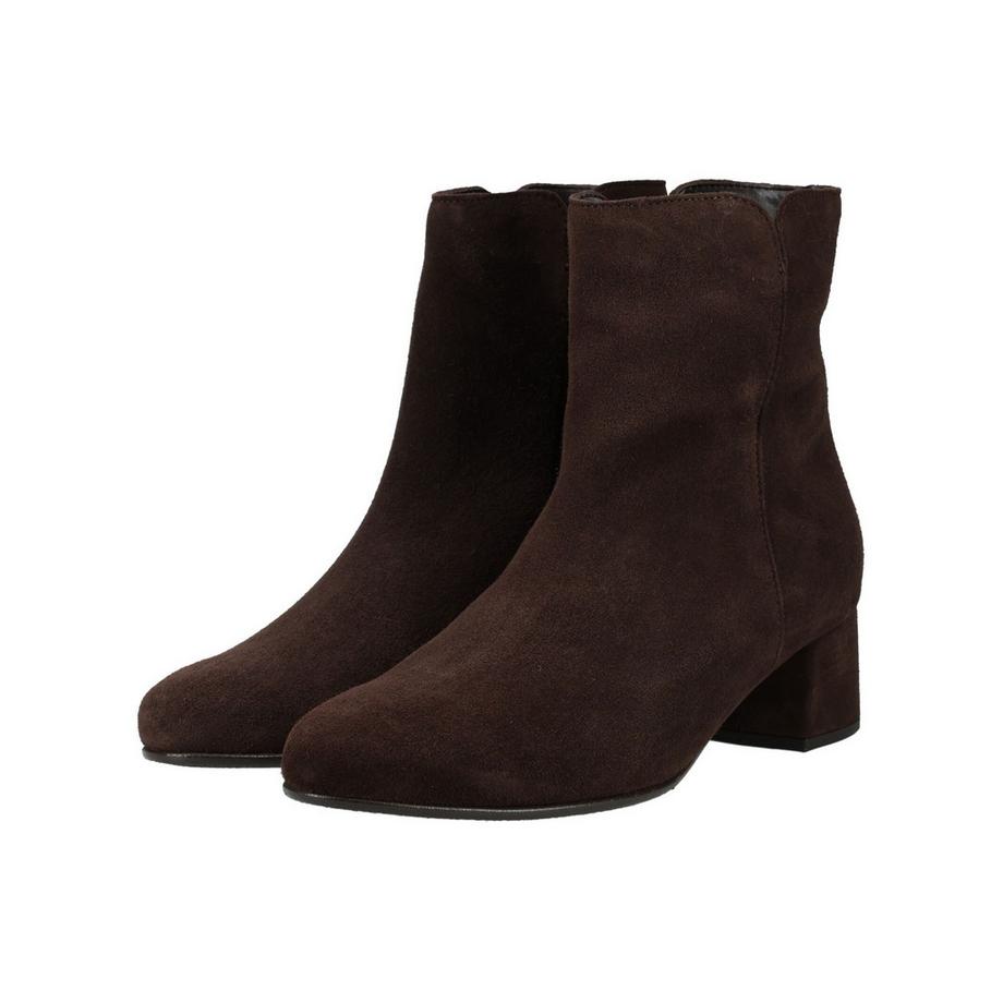 Gabor Veloursleder Stiefelette mit Blockabsatz  