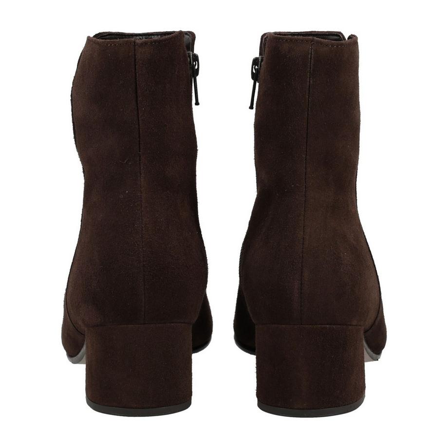 Gabor Veloursleder Stiefelette mit Blockabsatz  