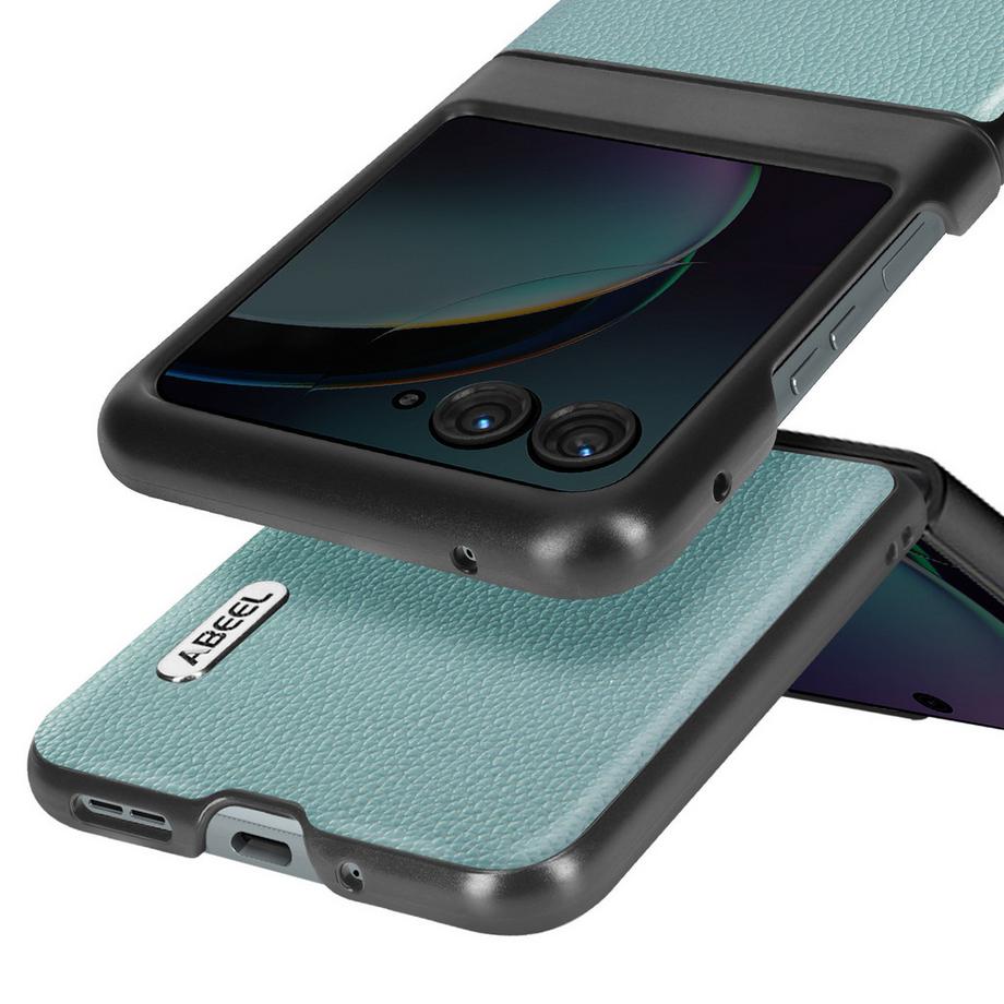 Avizar  Coque Motorola Razr 40 Ultra Cuir Bleu 