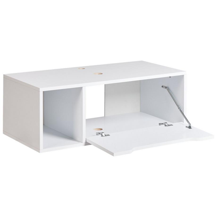 Beliani Wandmontierter Waschbeckenunterschrank aus Mitteldichte Spanplatte (MDP) Modern CASCAVEL  