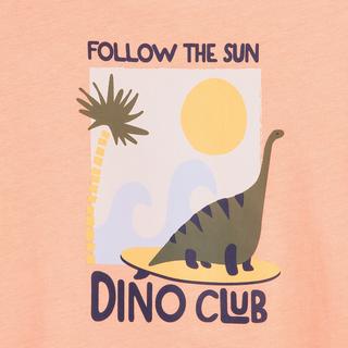 La Redoute Collections  T-Shirt mit rundem Ausschnitt und Dino-Print 