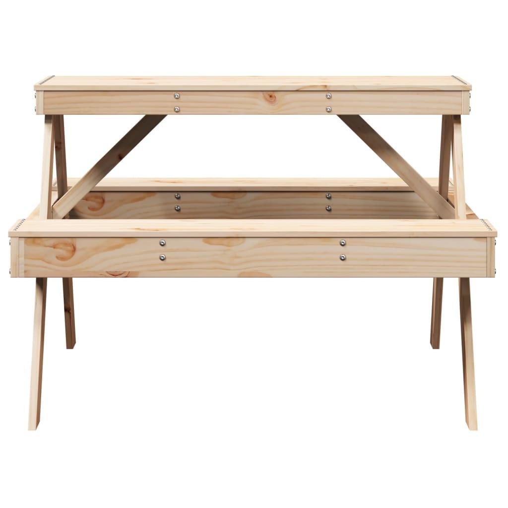 VidaXL Table de pique-nique bois de pin  