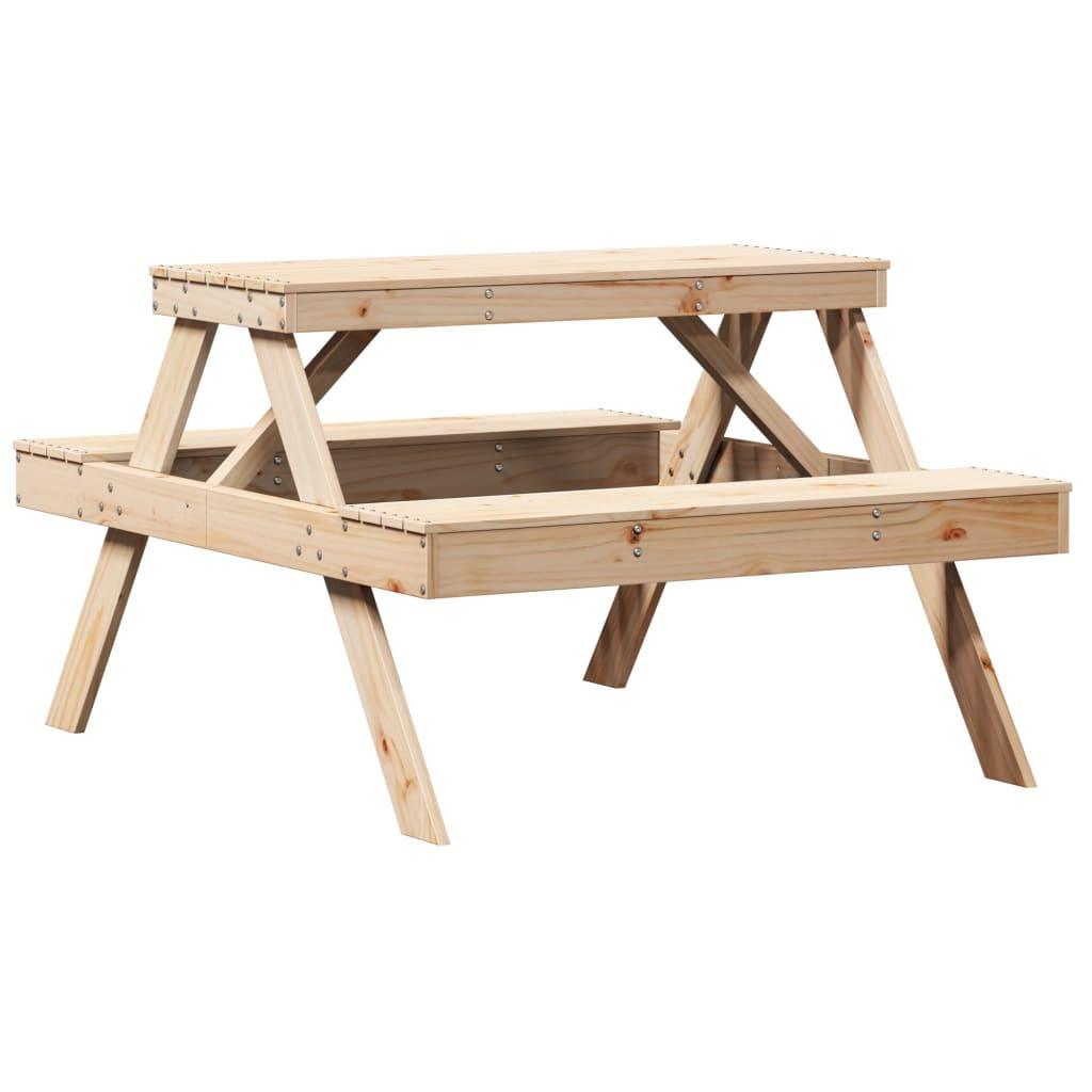 VidaXL Table de pique-nique bois de pin  