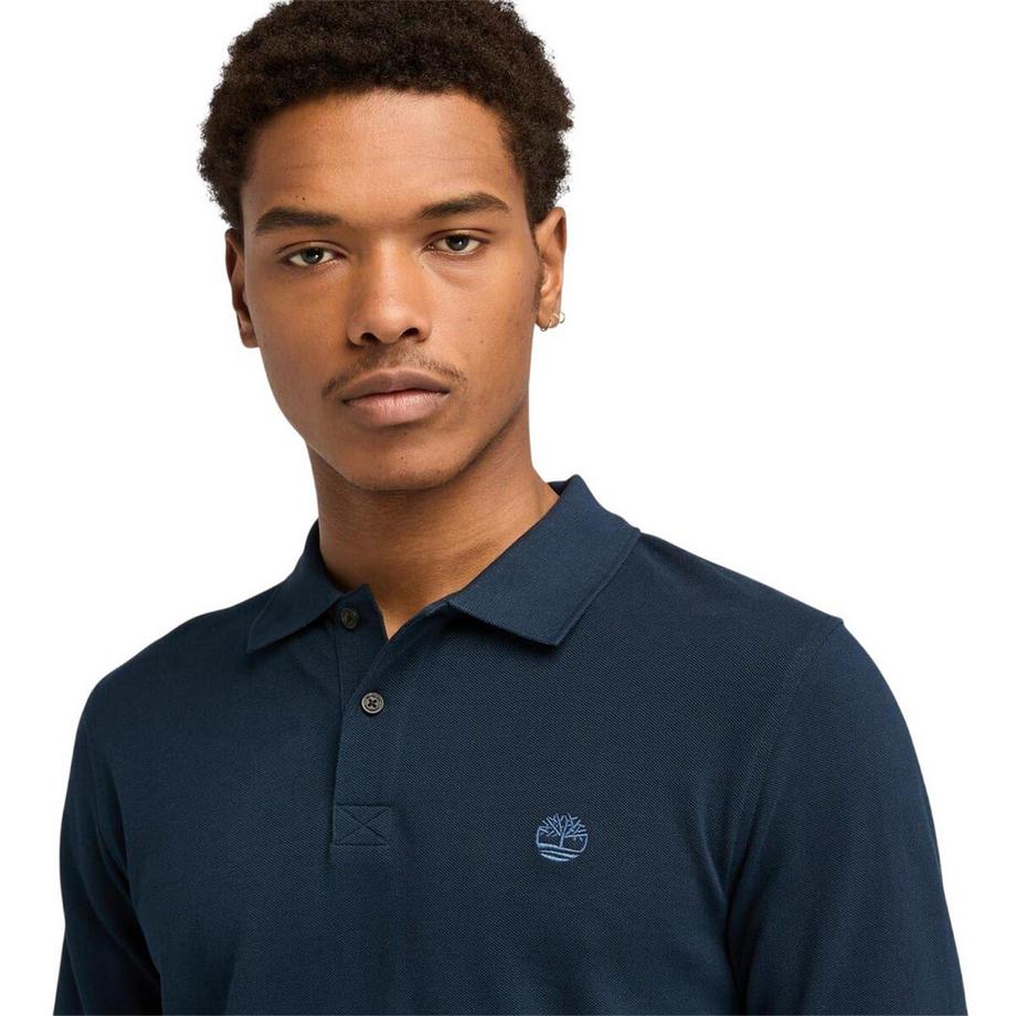 Timberland  Maglietta Polo Regolare A Costine Manica Lunga 
