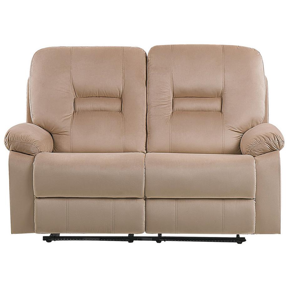 Beliani 2 Sitzer Sofa aus Samtstoff  BERGEN  