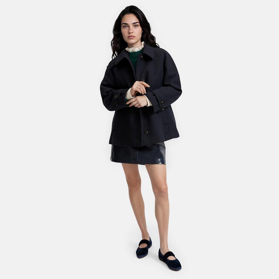 La Redoute Collections Cappotto con chiusura a bottoni  