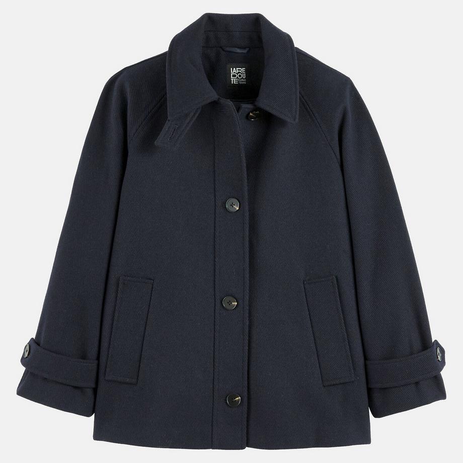 La Redoute Collections Cappotto con chiusura a bottoni  