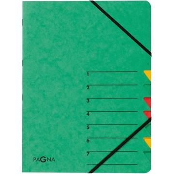 PAGNA Ordnungsmappe EASY A4 24061-03 grün 7 Fächer