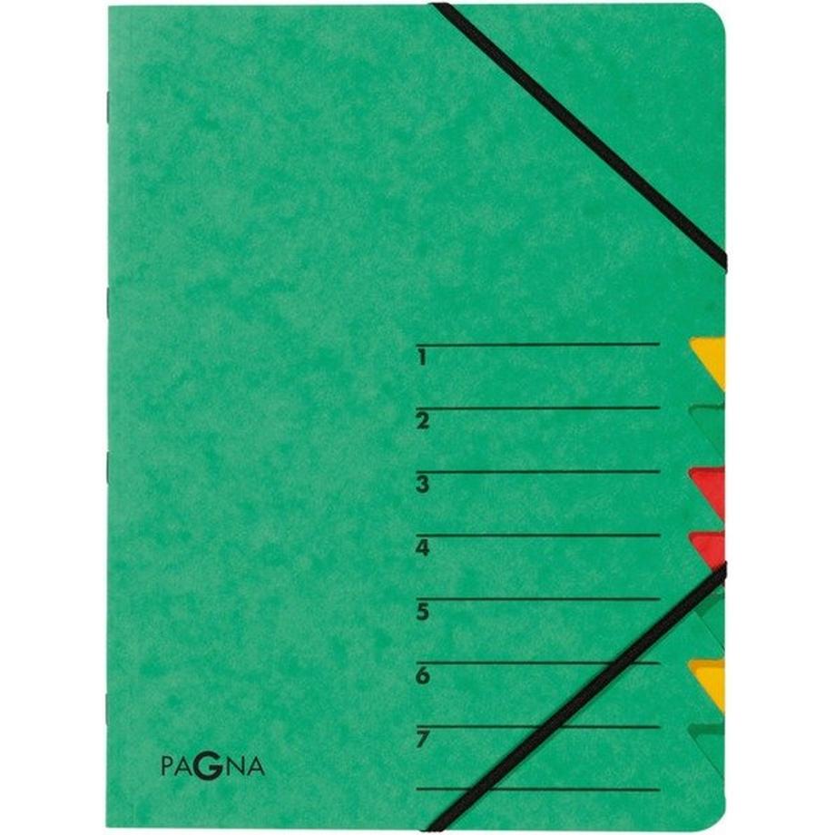 Pagna PAGNA Ordnungsmappe EASY A4 24061-03 grün 7 Fächer  