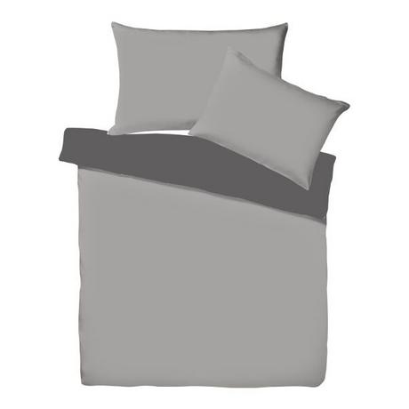 Living Home Uni Satin Doubleface Taie de duvet  