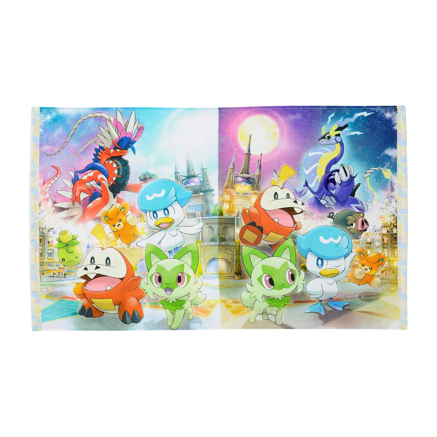 Pokemon  Paldean Kids Bath Towel Scarlet & Violet 