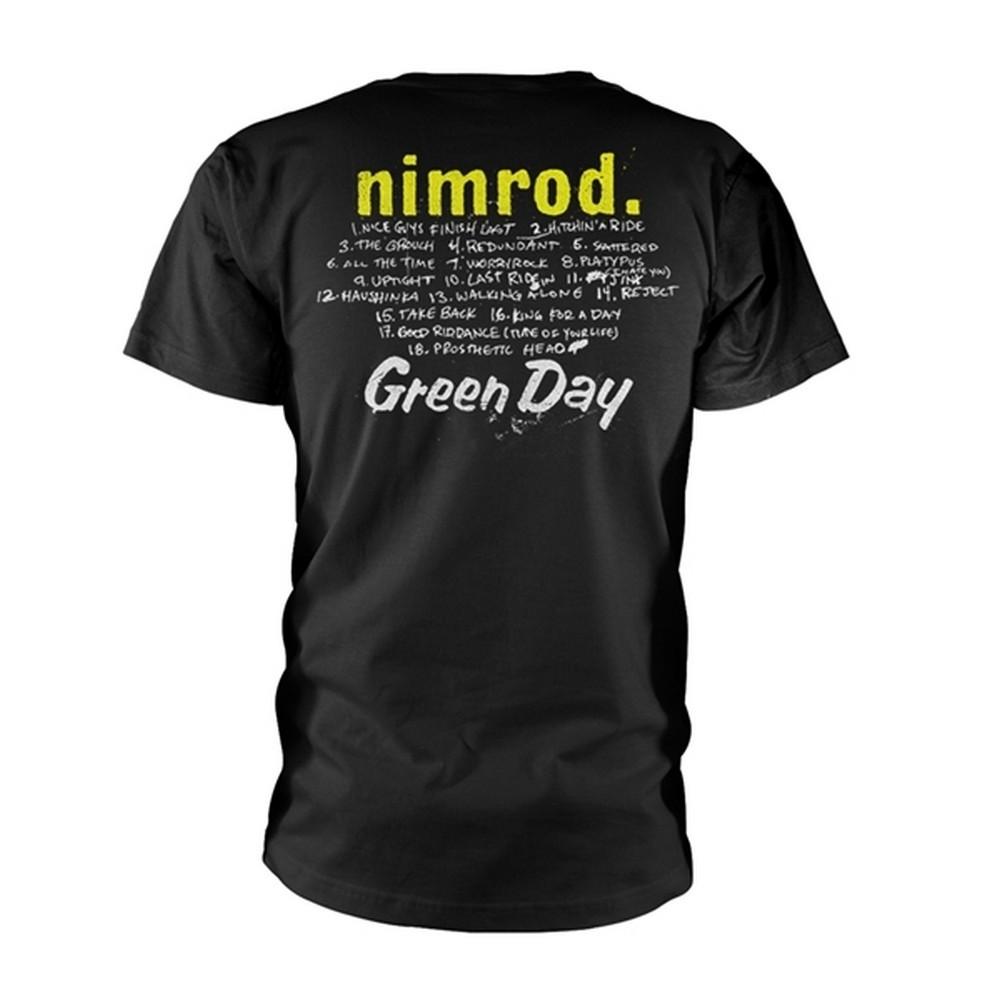 Green Day Nimrod T-Shirt Imprimé au Dos  