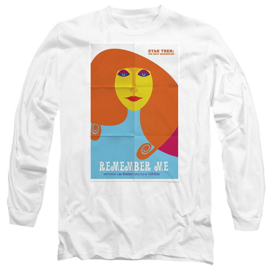 Star Trek Star Trek The Next Generation Season 4 Episode 5 T-Shirt Maniche Lunghe  