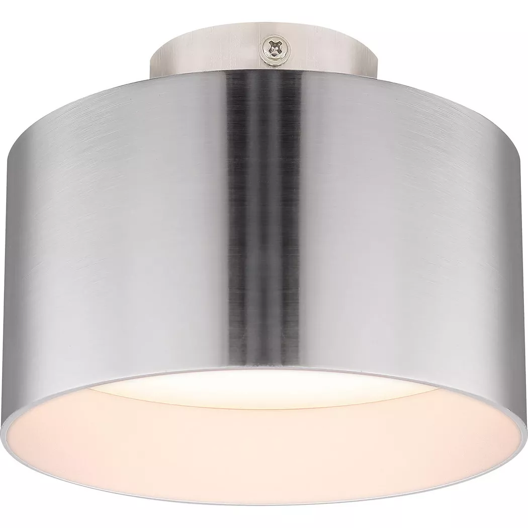 mutoni – Deckenleuchte Jenny Aluminium Metall matt 1xLED 10x10x11, One Size, Grau