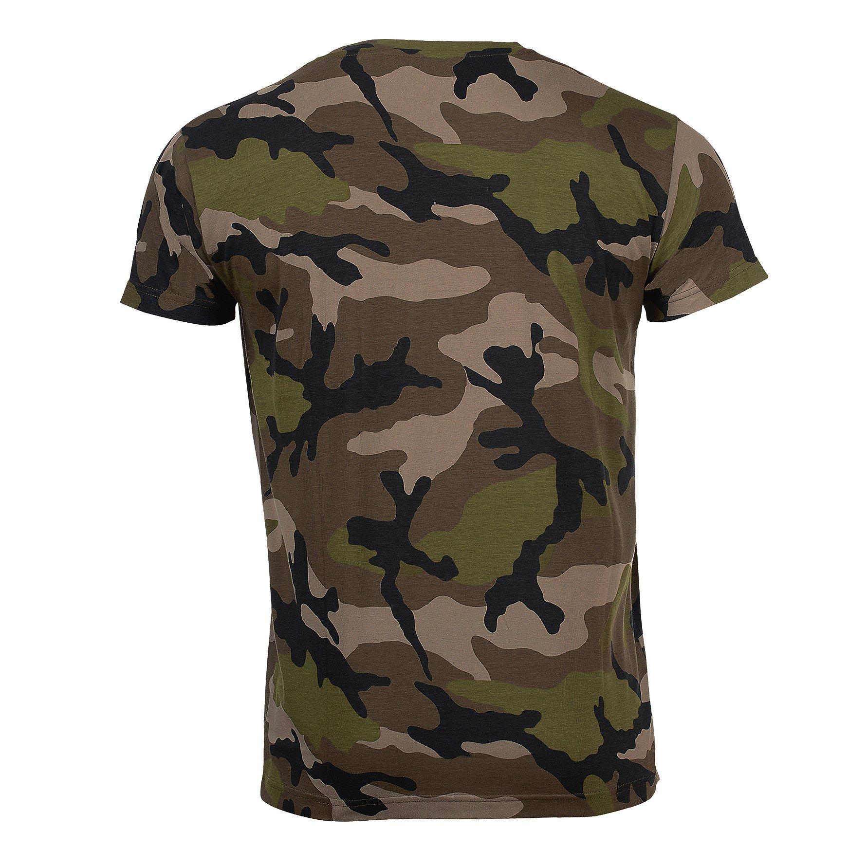 SOLS  Camo TShirt mit Tarnmuster, Kurzarm 