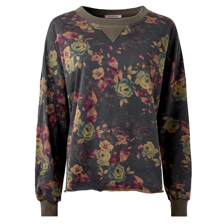 Joe Browns Felpa con motivo floreale girocollo  