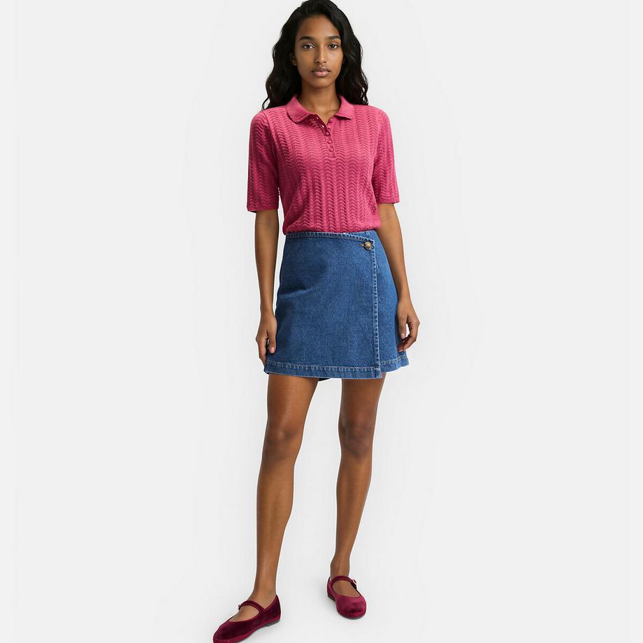 La Redoute Collections Pullover mit Polokragen  