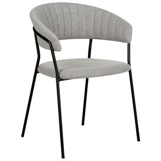 Beliani Lot de 2 chaises en Bouclé Moderne MARIPOSA  