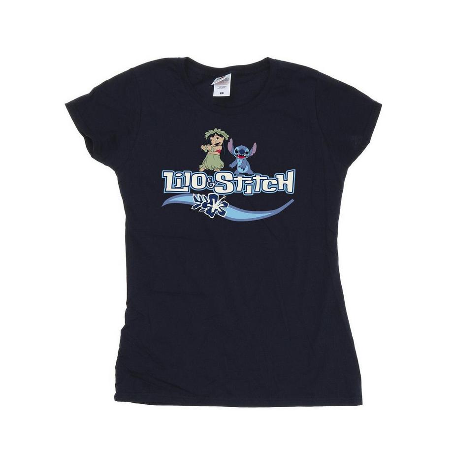 Disney Lilo & Stitch T-Shirt Imprimé Manches Courtes  
