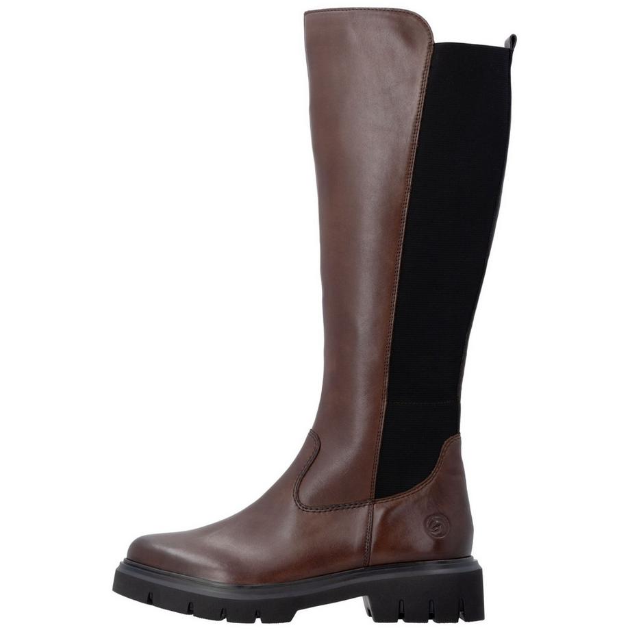 Remonte Knielange Stiefel mit kräftiger Sohle Stiefel 