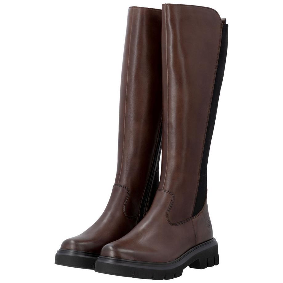 Remonte Knielange Stiefel mit kräftiger Sohle Stiefel 