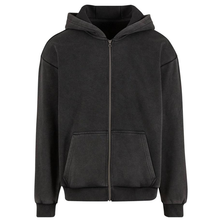 Felpa Con Cappuccio E Zip Intera Pesante