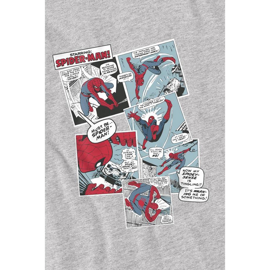 Spider-Man Comic Strip Print T-Shirt  